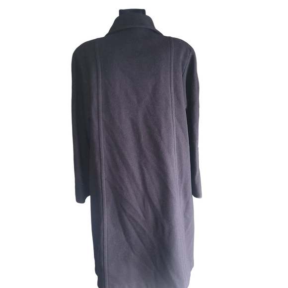 Vintage Me-Jay Brown Cashmere and Wool Blend Long Winter Over Coat 11/12 - Picture 8 of 14